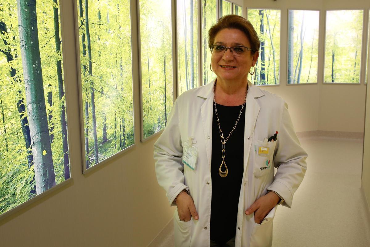 La doctora Isabel Ramos, jefa del Servicio de Radioterapia del Hospital Quirónsalud Infanta Luisa.