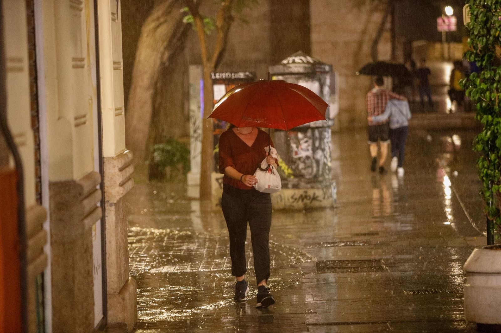 Lluvias en València