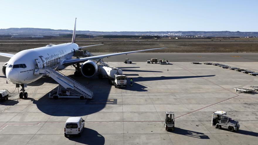 La guerra ha obligado a cancelar 12 vuelos de carga en Zaragoza