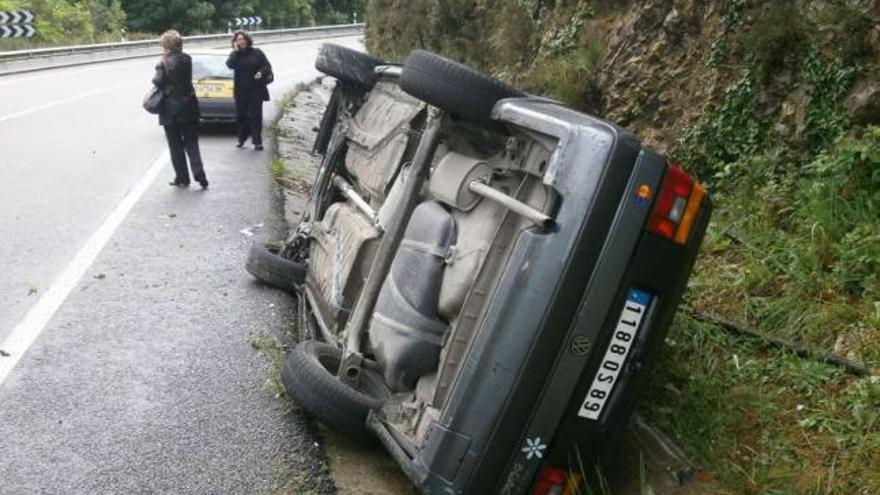 Una granizada causa dos choques con 50 coches implicados en Segovia