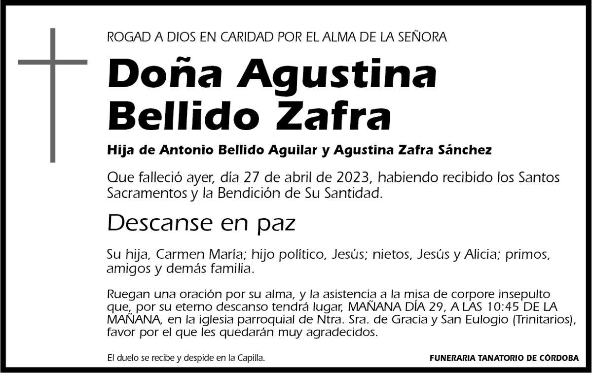 Agustina Bellido Zafra
