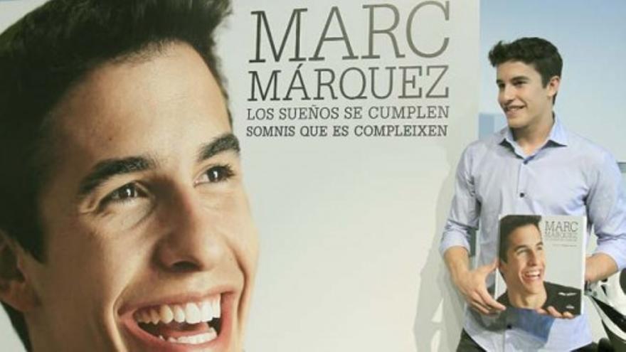 Marc Márquez presenta su libro en Barcelona