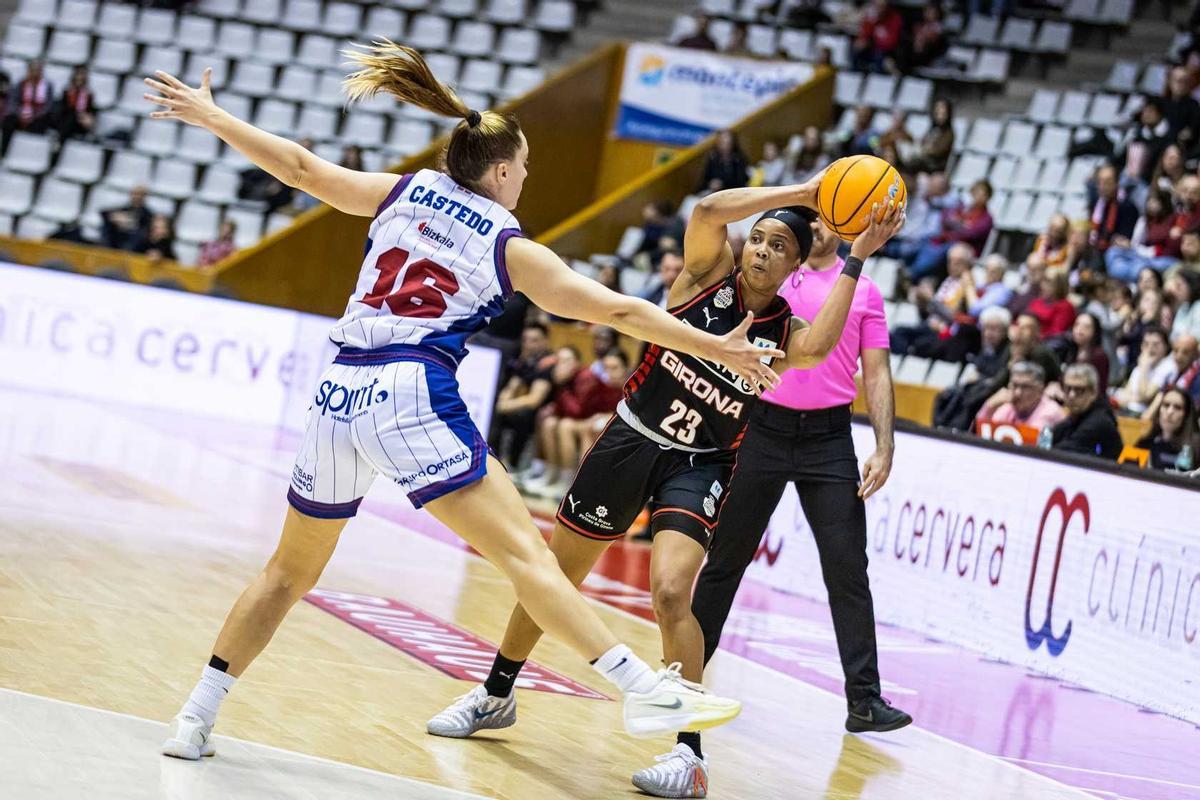 El Spar Girona pudo vengarse de la derrota sufrida en la pista del Gernika, con un gran triunfo en Fontajau
