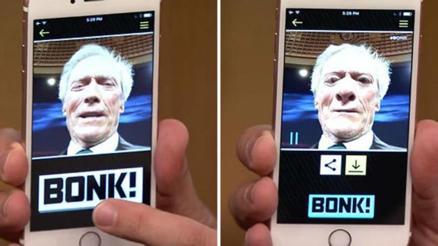 El divertido primer selfi de Clint Eastwood
