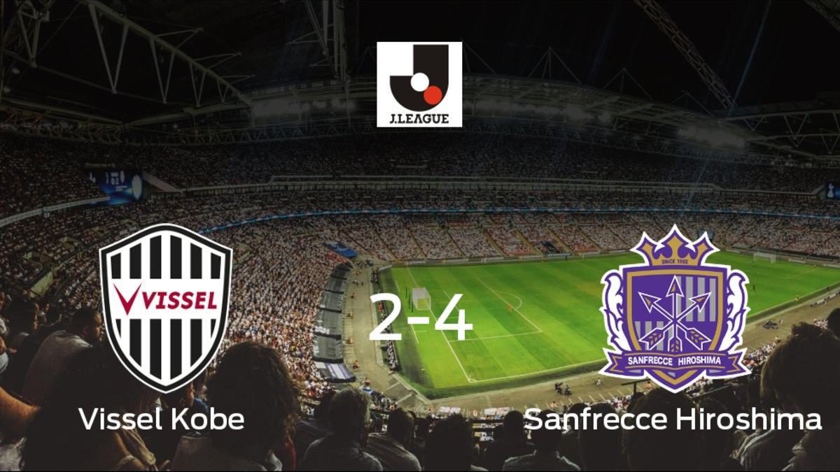 El Sanfrecce Hiroshima derrotó al Vissel Kobe por 2-4