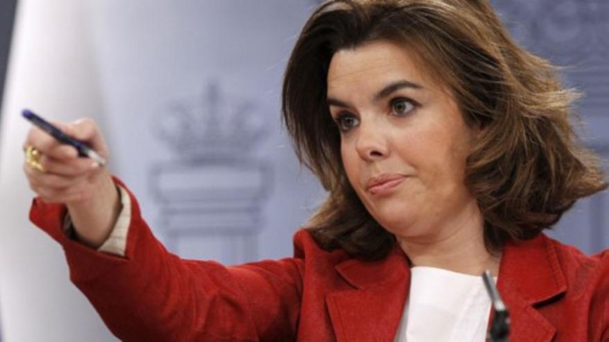 La vicepresidenta dice que el gobierno trabaja para sacar a España adelante