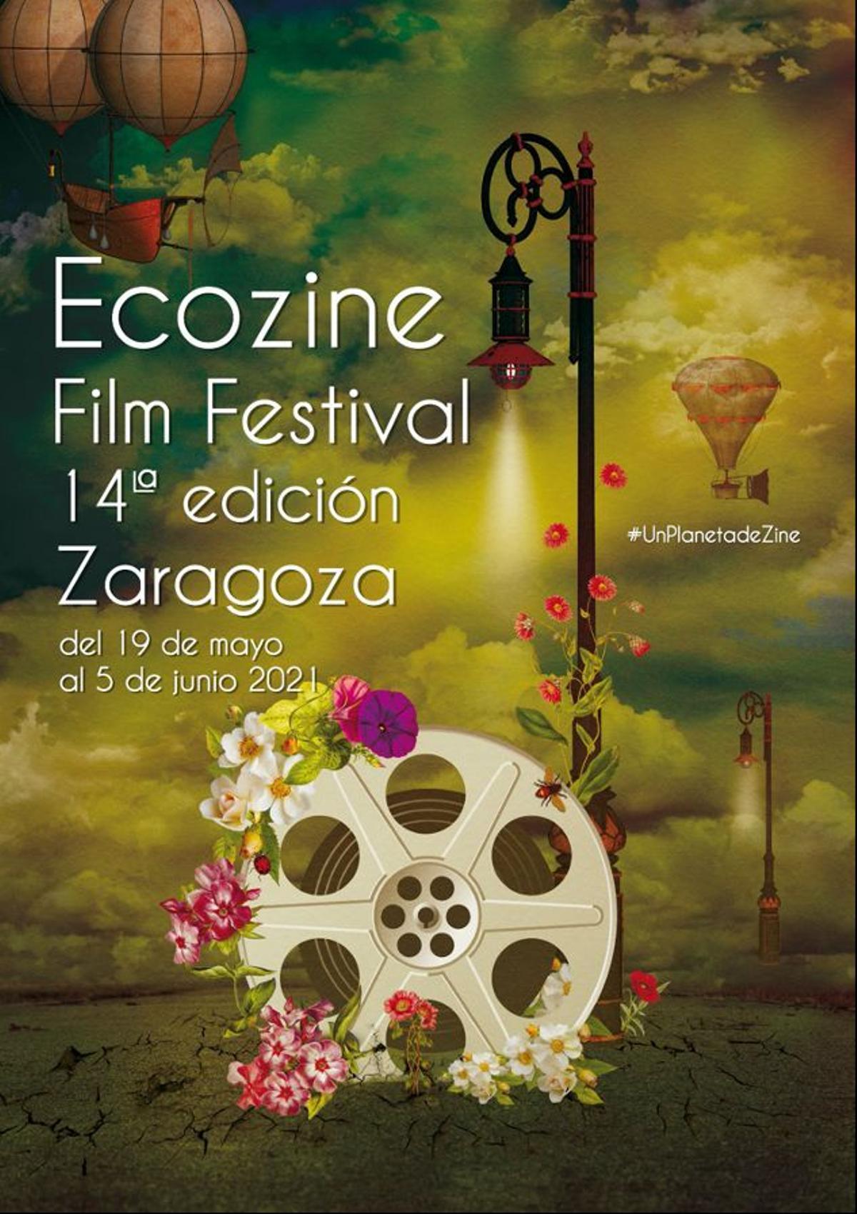 Cartel de la 14ª edición de Ecozine Film Festival