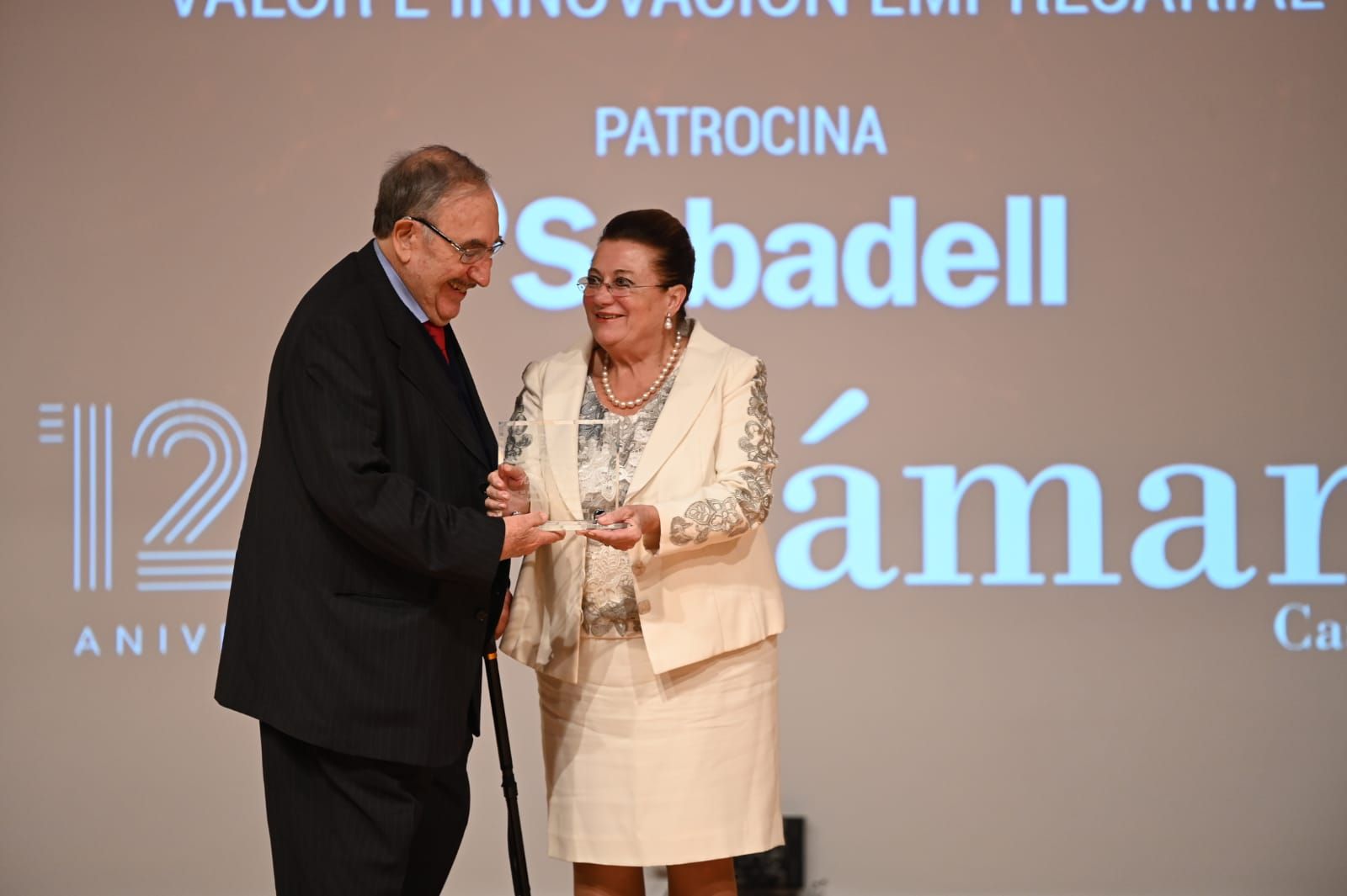 Entrega de premios en el acto de la Cámara de Comercio de Castellón
