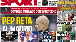 Vuelve la Champions, los trucos del Madrid ante el City y el Inter se acerca a un Scudetto de récord, en las portadas de hoy