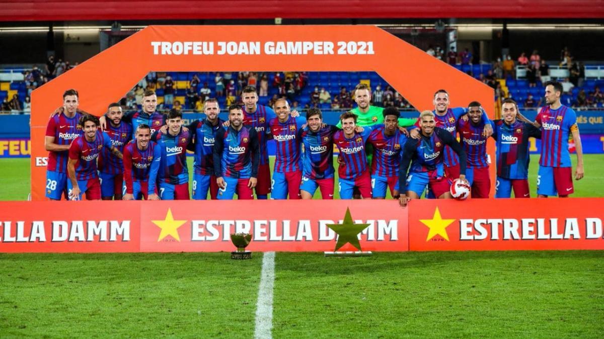 Samuel Umtiti no se quedó a la celebración del Trofeu Joan Gamper