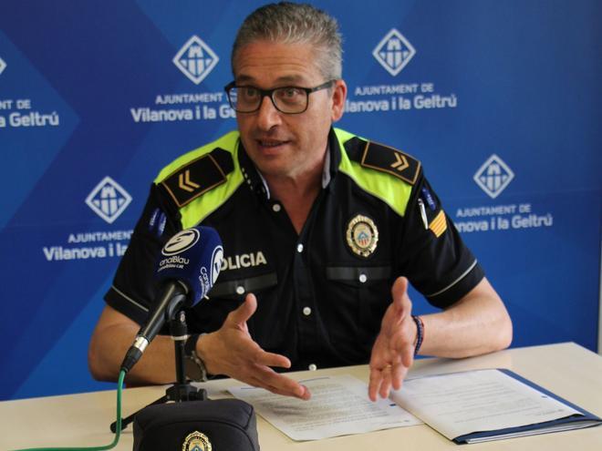 El inspector jefe de la Policia Local de Vilanova i la Geltrú, Sebastià Rodríguez, fallecido este martes por la noche