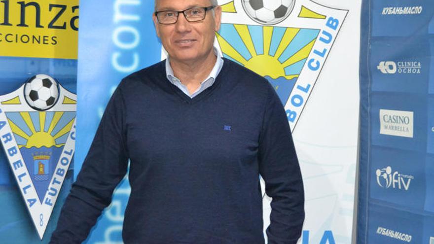 Miguel Álvarez, entrenador del Marbella FC.