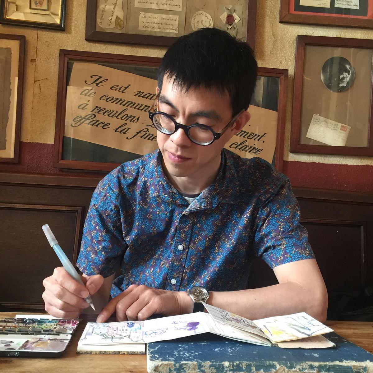 Miguel Pang ha realizado el cartel de la 85ª Feria del Libro de Madrid.