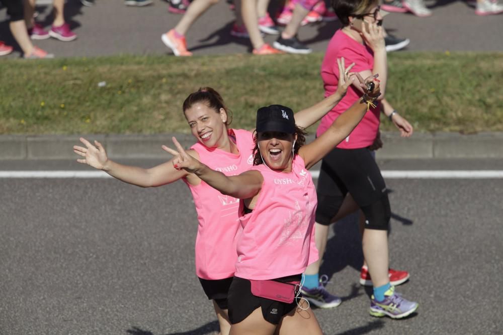 Carrera de la mujer en la zona este de Gijón.