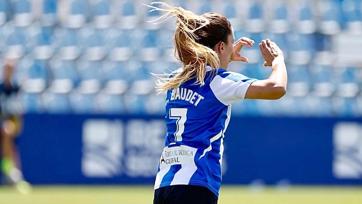 Cristina Baudet, jugadora del Espanyol Femenino