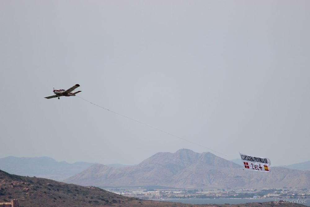 Avioneta provincialista en Cartagena