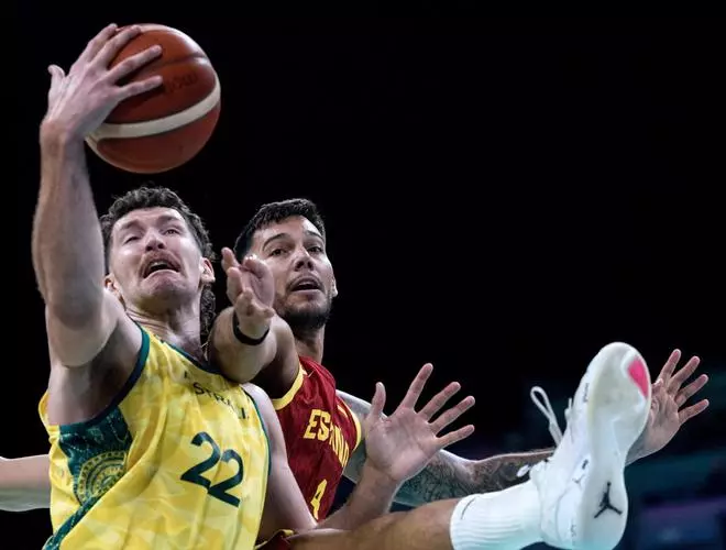Baloncesto en los Juegos Olímpicos: Australia - España, en imágenes