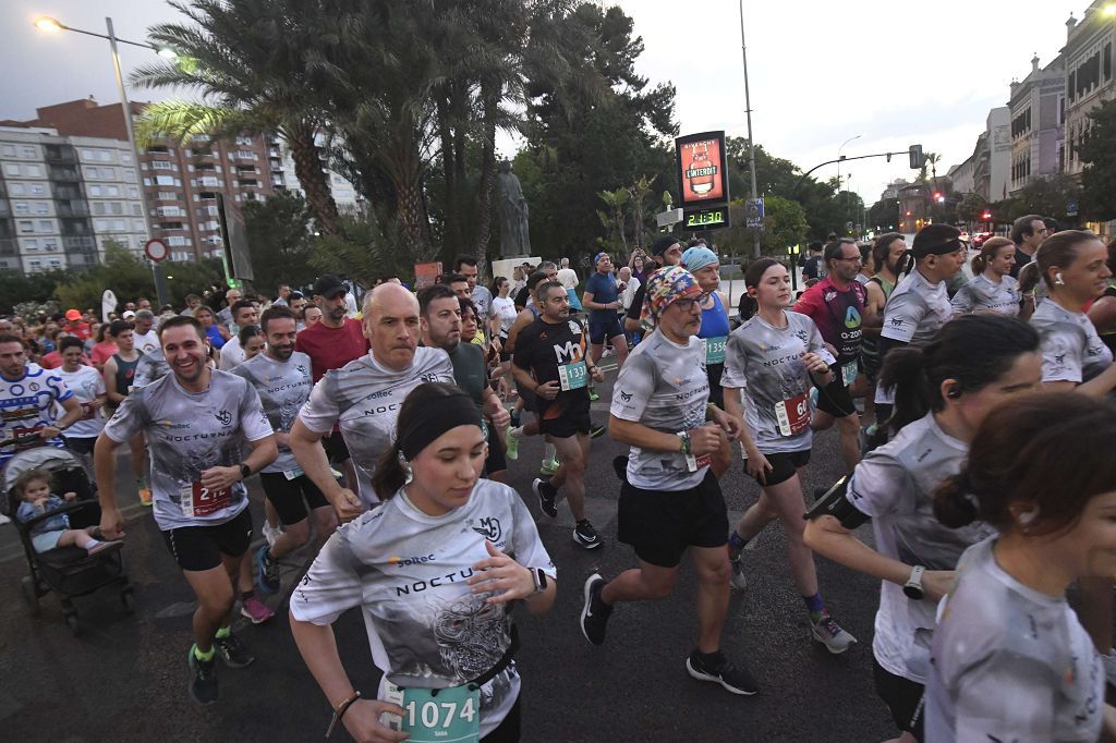 Carrera nocturna de Murcia, en imágenes