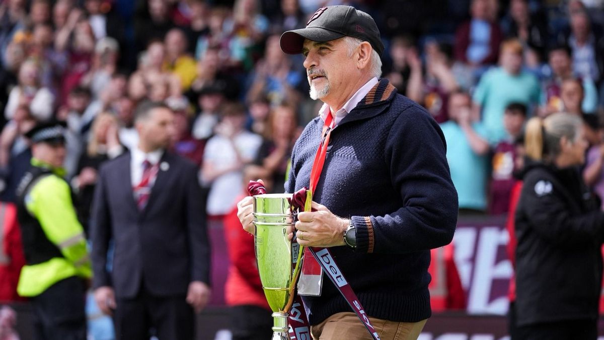 Alan Pace, el pasado 4 de mayo, en el cierre de temporada de Burnley.