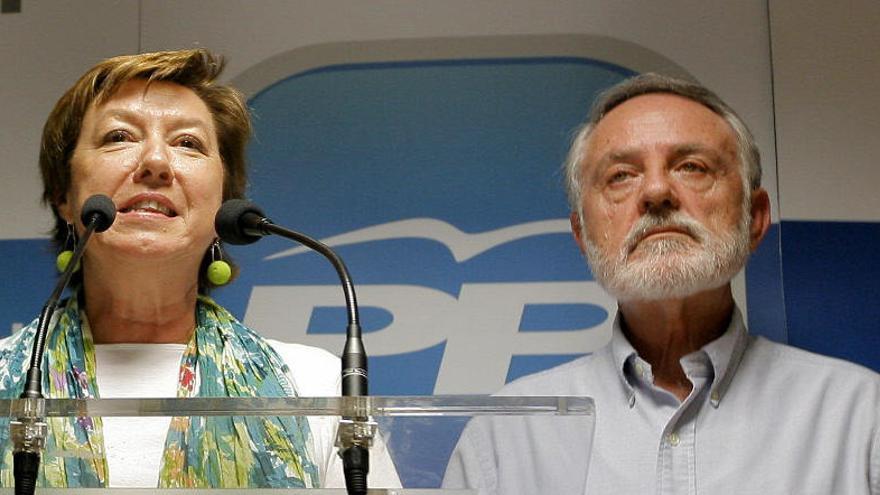 Pilar Barreiro y Francisco Celdrán en una imagen de archivo