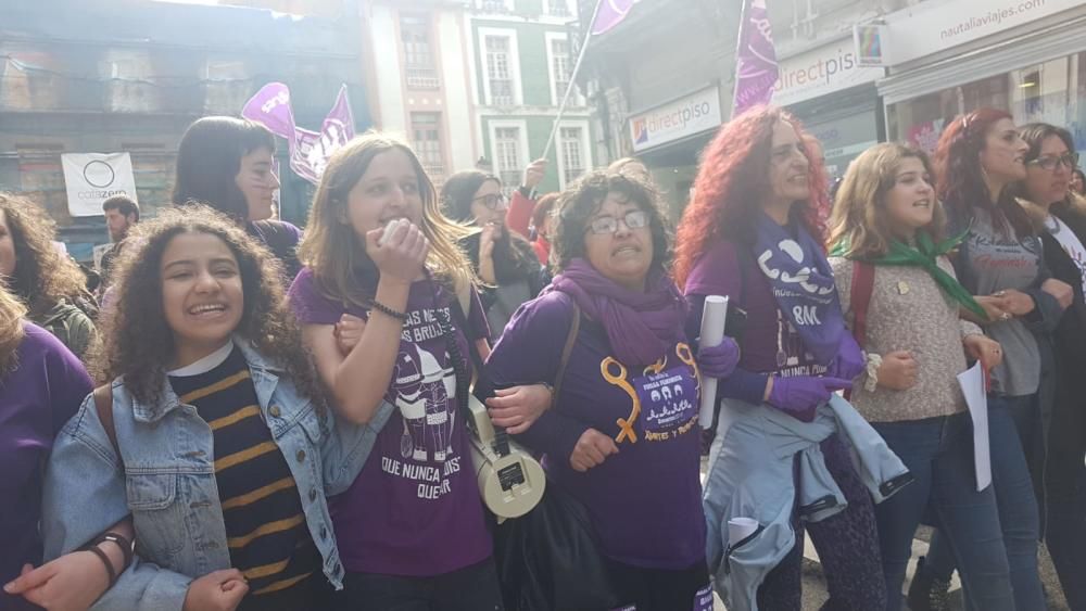 8-M en Asturias: El feminismo inunda las plazas