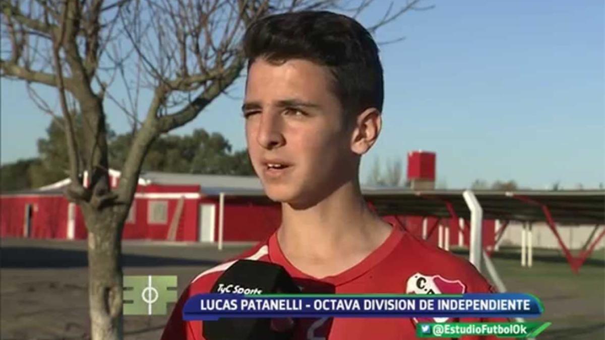 Lucas Patanelli, jugador de Independiente