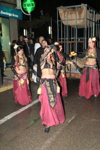 Desfile de moros, cristianos y judios en Lorca