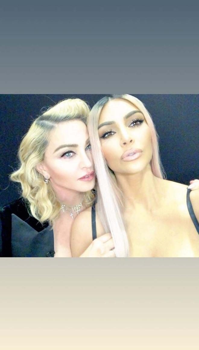 Madonna y Kim Kardashian, juntas en Los Ángeles