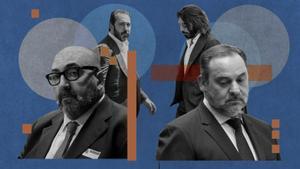 Koldo García, Víctor de Aldama, Javier Hidalgo y José Luis Ábalos.