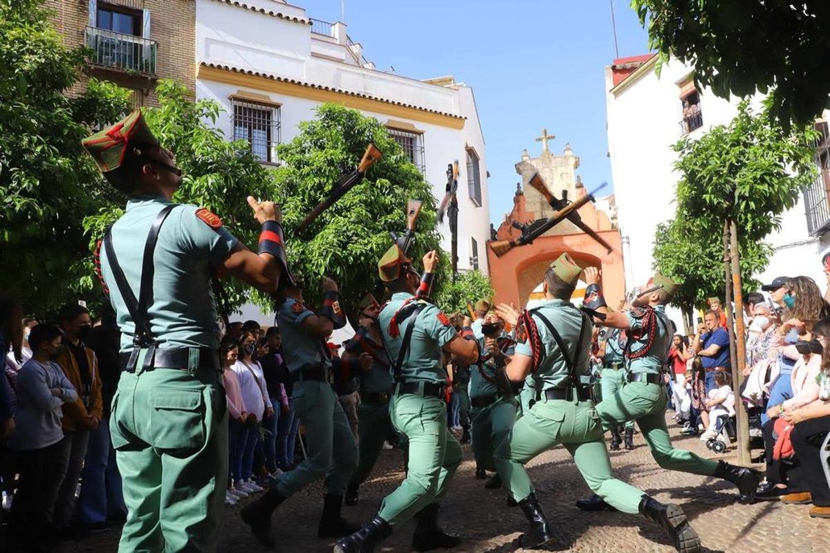 La Legión durante la Semana Santa de 2022.