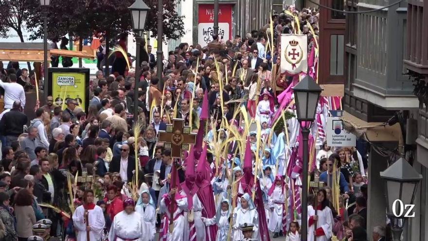 Procesión de Jesús en su Entrada Triunfal en Jerusalen