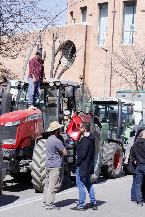 Tractorada a Girona per reclamar millores en la PAC