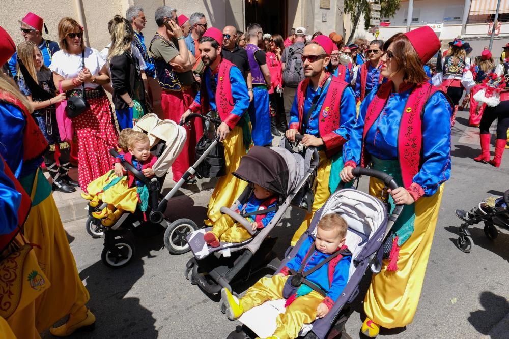 Traslado del santo en los Moros y Cristianos de Elda