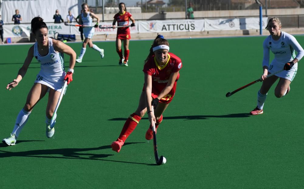 Selección española femenina de hockey en Murcia