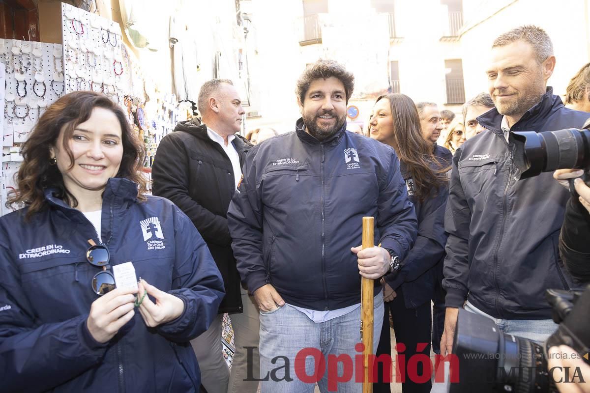 Así ha sido la visita de Isabel Díaz Ayuso a Caravaca de la Cruz