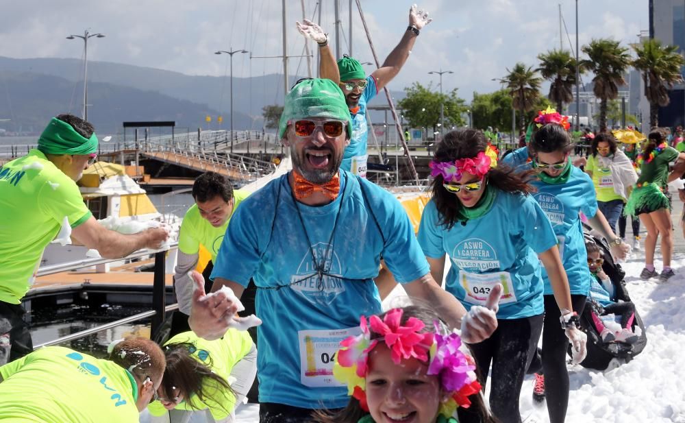 Alrededor de 1.500 personas personas participaron esta mañana en una carrera de obstáculos adaptada para corredores con discapacidad