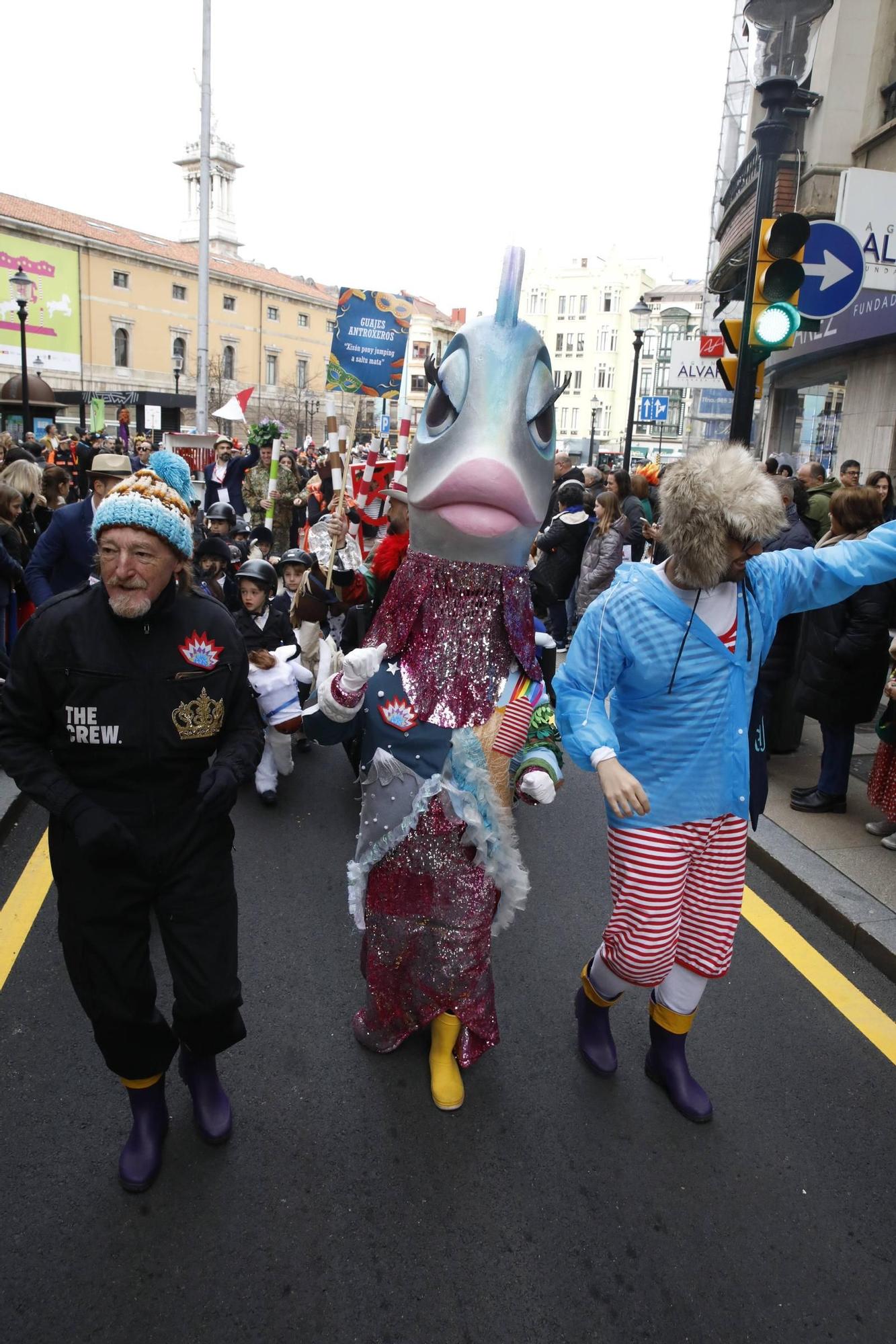 Así han disfrutado pequeños y mayores en el desfile infantil del Antroxu de Gijón (en imágenes)