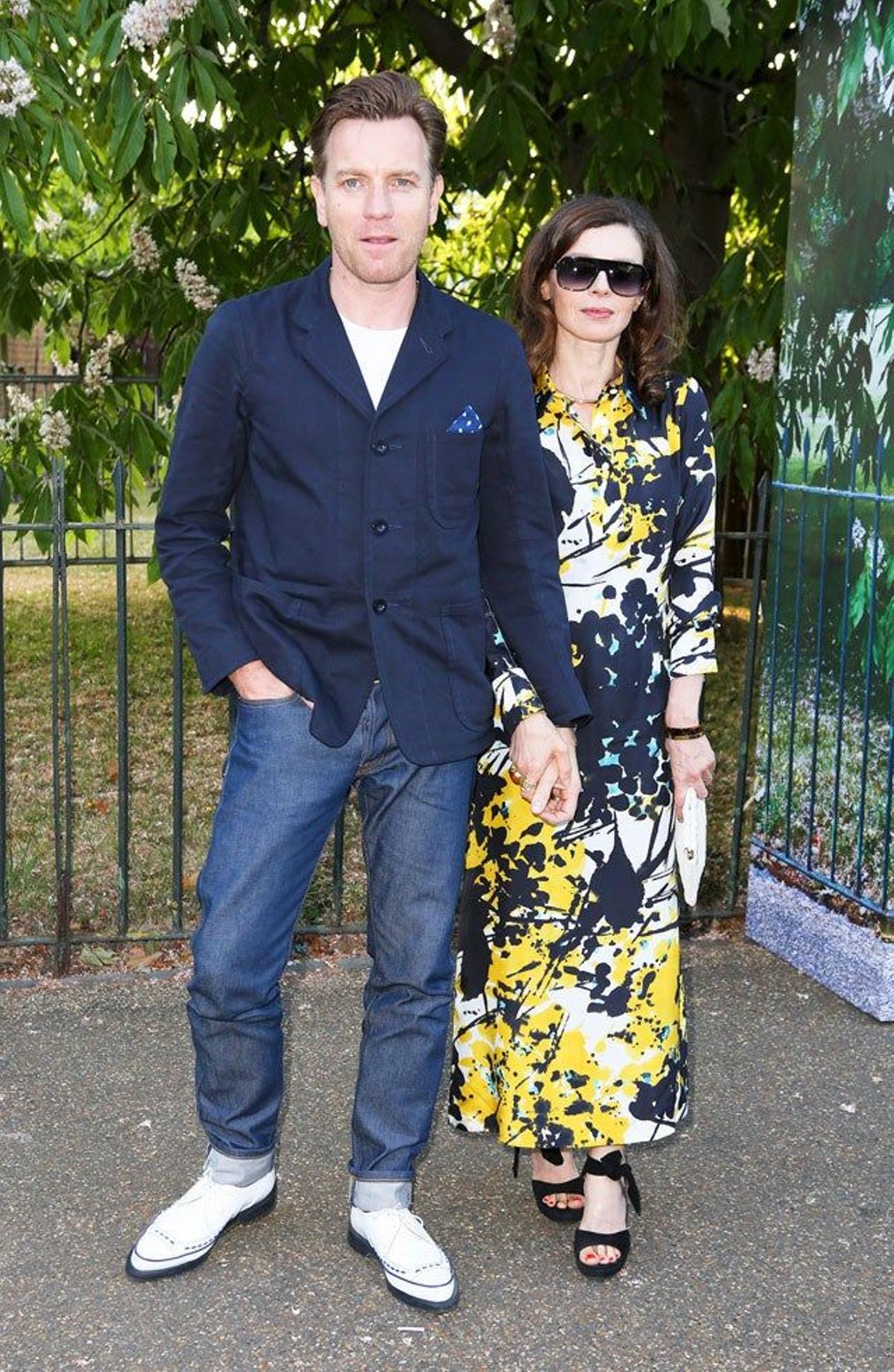 Ewan McGregor y su mujer Eve Mavrakis en The Serpentine Gallery Summer Party 2015