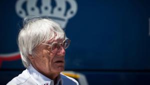 Ecclestone, en un Gran Premio de F-1 en Valencia.