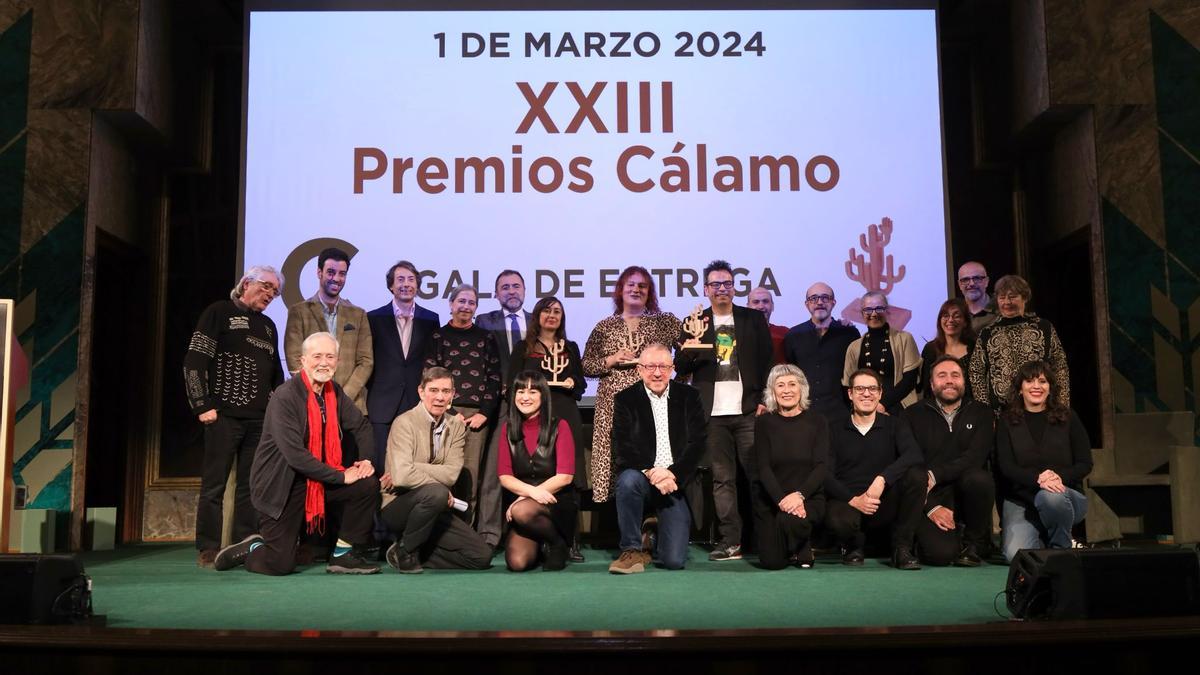Los Premios Cálamo se han entregado este viernes en Zaragoza.