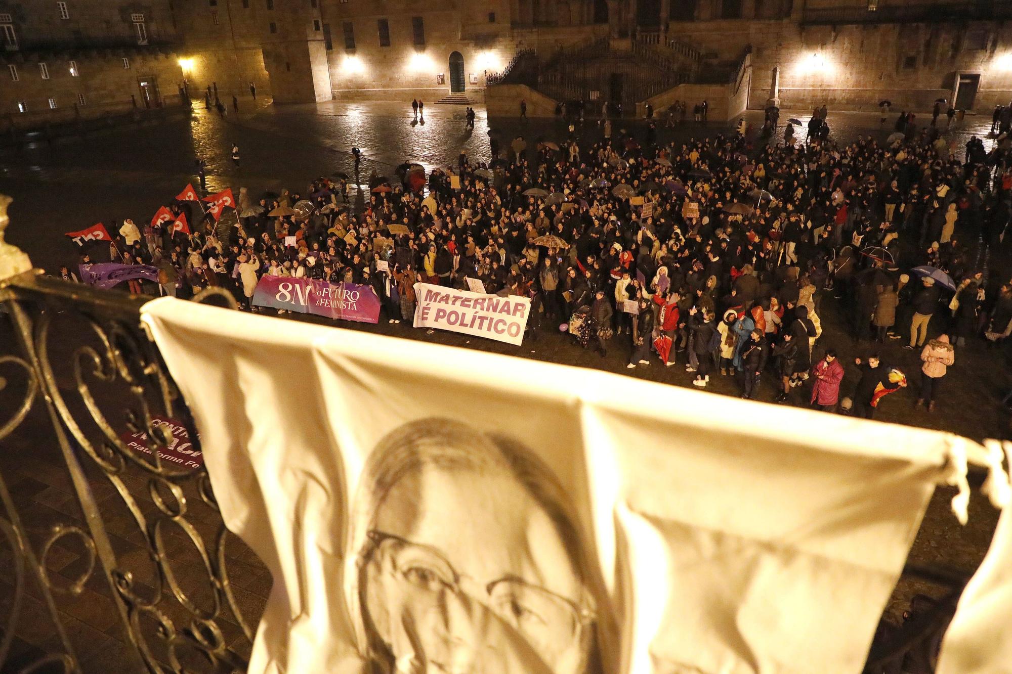 Manifestaciones 8M en Santiago de Compostela