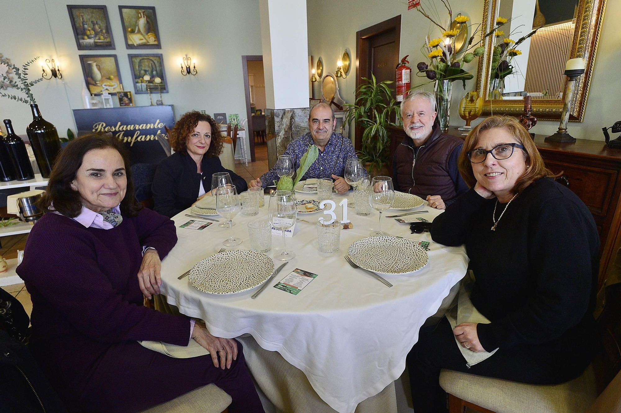 Menjars de la Terra en el restaurante  Los Infantes de Almoradí.