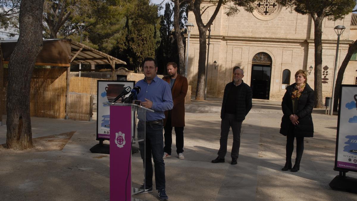 Una imagen de la presentación de la feria, hoy en la explanada de Sant Marçal.