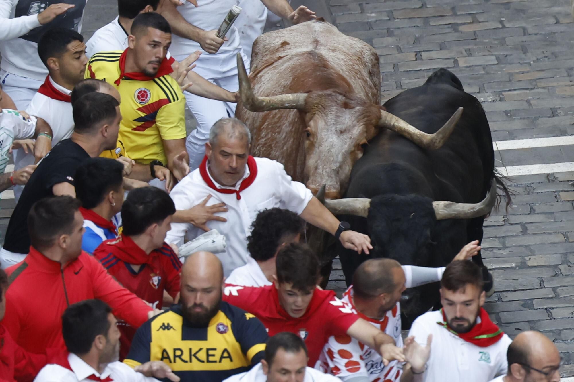 El octavo encierro de los Sanfermines 2025.