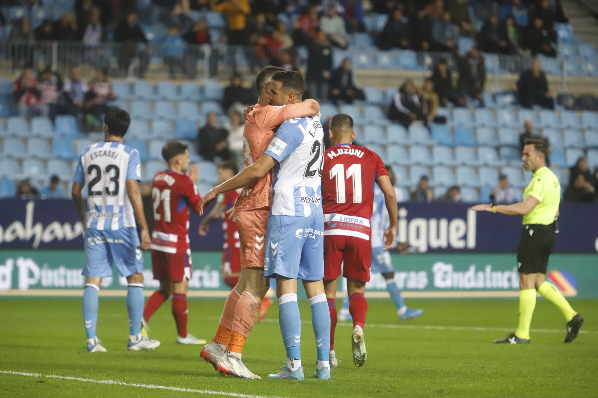 El Málaga CF - Granada CF, en imágenes