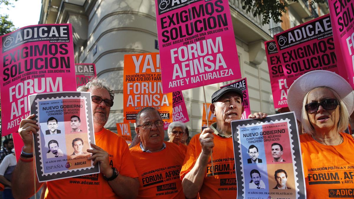 AFECTADOS DE FÓRUM-AFINSA EXIGEN JUSTICIA 10 AÑOS DESPUÉS DEL FRAUDE