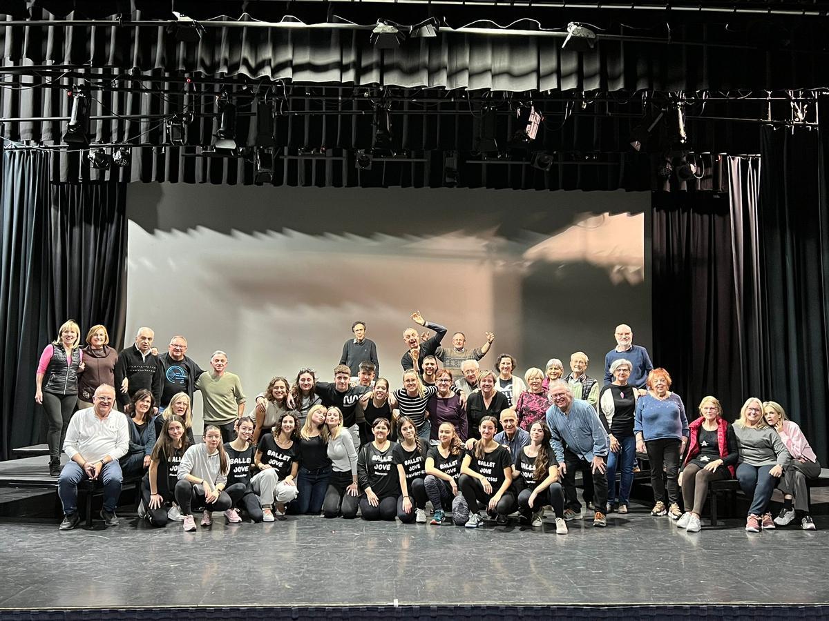 Part de l’equip que participa en la nova edició de la Febrada, que s’estrena aquest dimecres