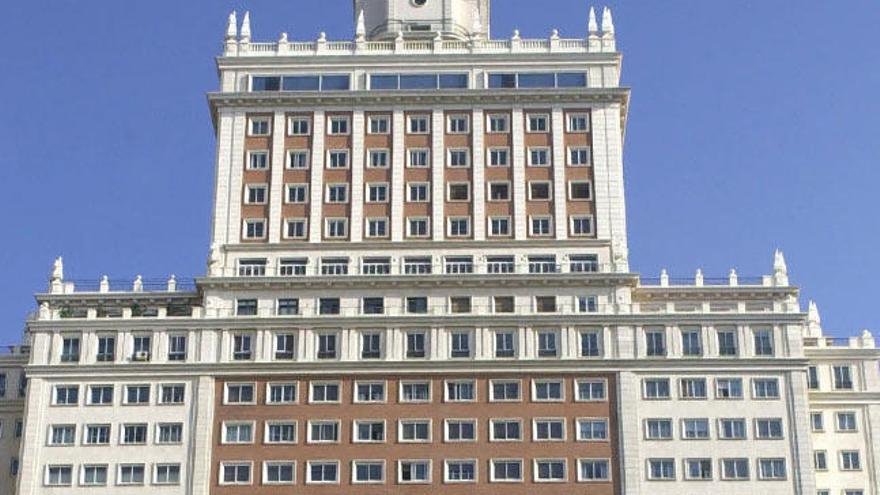 El Edificio España de Madrid.