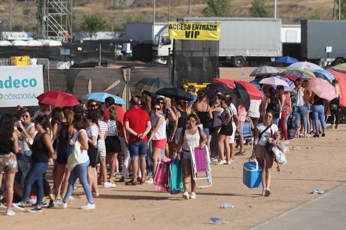 Colas en El Arenal para el concierto de Ricky Martin