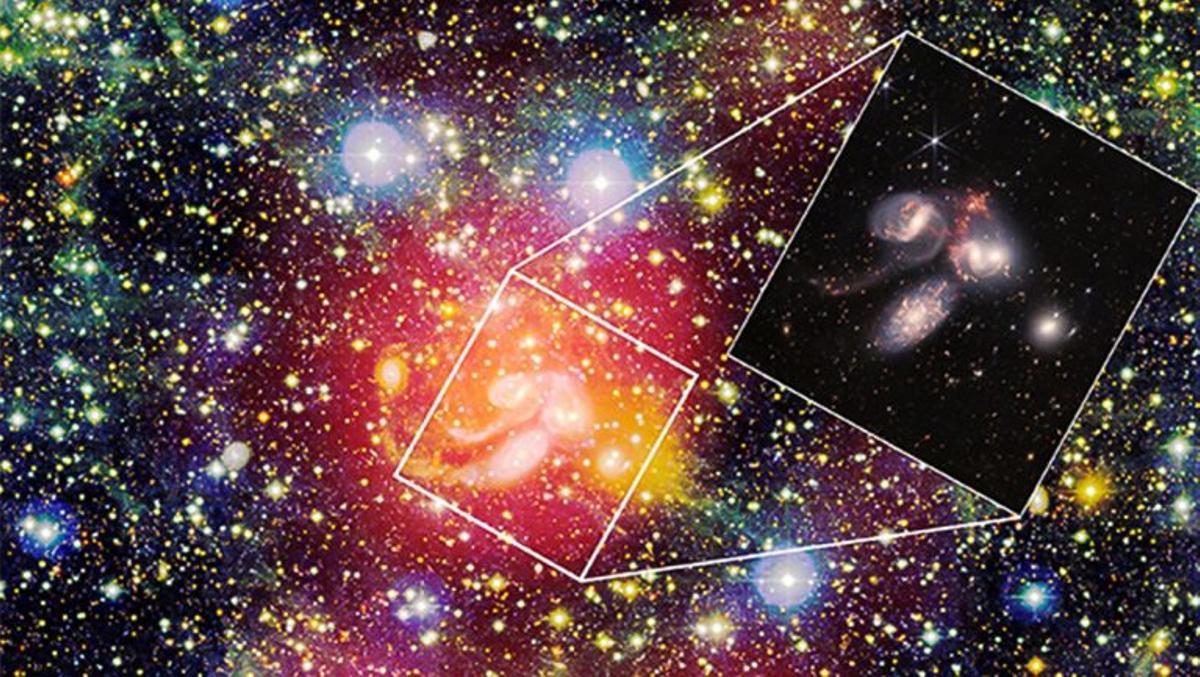 Un núvol atòmic descobert a la constel·lació de Pegàs és vint vegades més gran que la Via Làctia